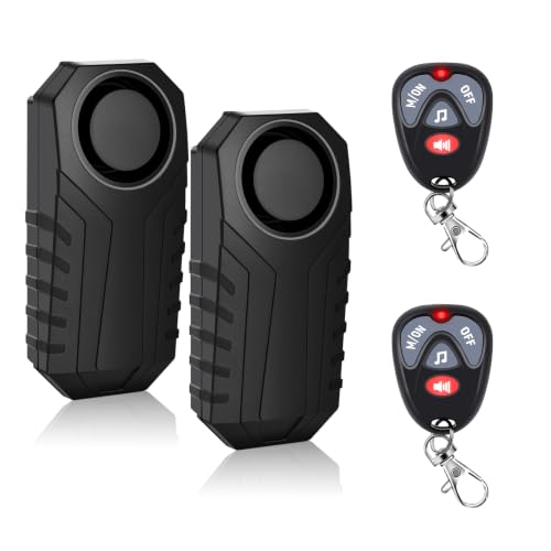 Image of USUPERINK Bike Alarm Anti Theft,Wireless Motion Sensor Bike Alarm Ebike,2PK | for Ebike Scooter Bicycle Motorcycle, SOS Function 113dB Loud 3Volume Levels 7Sensitivity Levels, IP65 Waterproof System