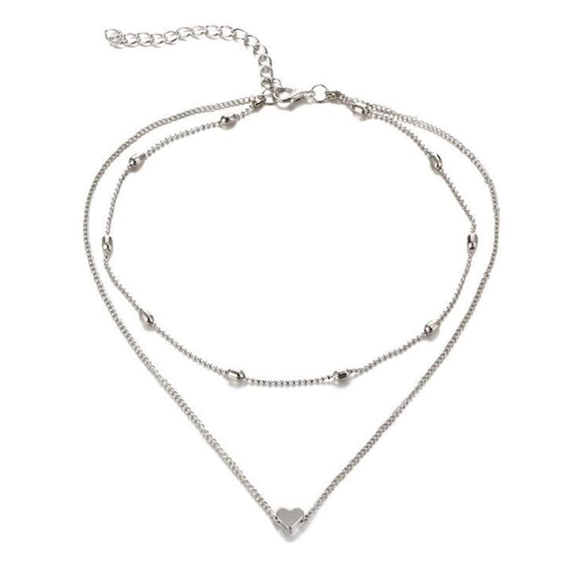 Layered Necklace Set, Gold & Silver-Plated