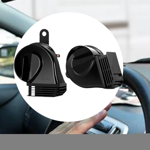 Bocina de caracol de 12V para coche: kit de 2 piezas ruidosas e impermeables para modificación. 3