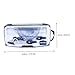 SHOWERORO 10-in-1 Stationery Kit Metal Compasses Ruler Triangle Protractor Pencil Eraser Sharpener Essential Tools for Students