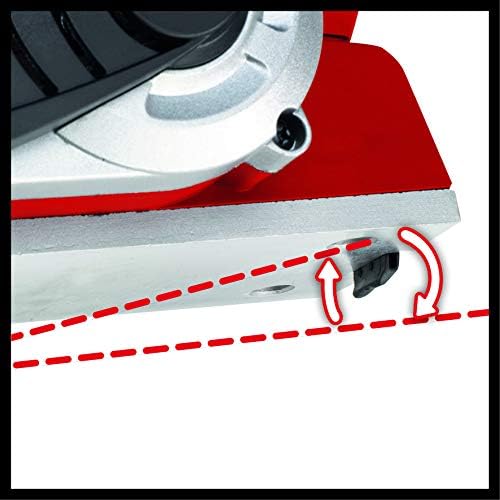 Einhell TE-PL 900 Electric Planer | Up To 3mm Chip Depth, Soleplate with 3 V-Grooves, Parallel Stop, Rebate Depth Stop | 900W Wood Plane For Doors and Woodworking Includes TCT Planing Knife