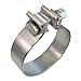3.5" Narrow Band Exhaust Seal Clamp - Aluminized Steel for 3.5" OD Exhaust Pipe, Muffler, Elbow and Exhaust Tubing Connection