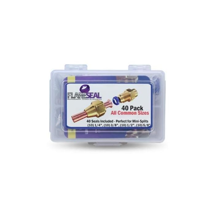 Buy FlareSeal 40 Pack Starter Leak Free SAE Flare Fitting Refrigerant Leaks Eliminated