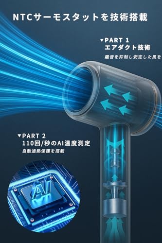 NISSYO 速乾 ヘアードライヤー NS-HD25 の商品画像 5
