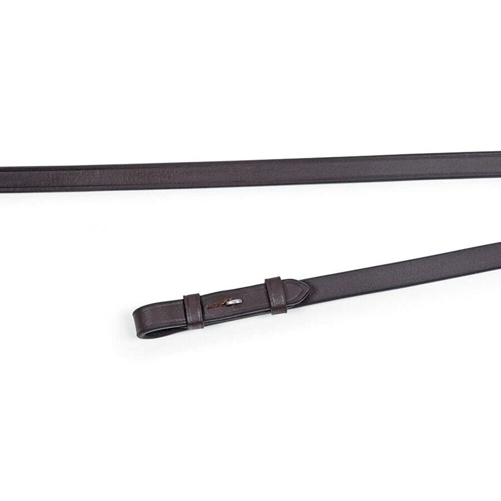 Shires Velociti GARA Plain Reins 42"x1/2" Havana