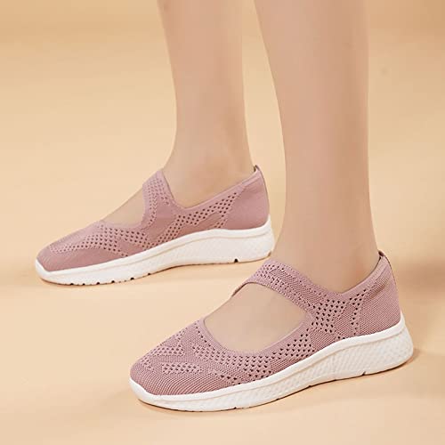 Chaussures de jogging légères blanches pour femme pour marcher sans contrainte