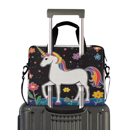 Funda para laptop portátil 15.6 pulgadas con asa y correa miniatura 4