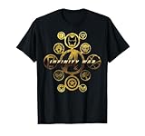 Marvel Avengers Infinity War Gold Hero Icons Graphic T-Shirt
