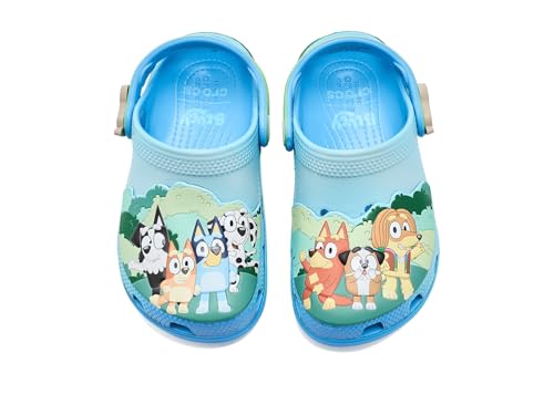 Crocs Bluey Multi Classic Clog T sabot mixte enfant en plastique souple