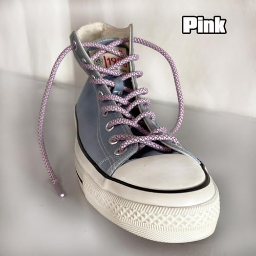 Image of VASGO Sport Round Shoe Laces Reflective, for Sport /Casual /Trainer Sneaker [5 Different Lengths Thick 12 Colors]