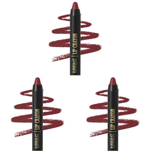 Image of INSIGHT Long Lasting Lip Crayon - All-Day Comfort | Matte Finish | Waterproof | Non-Transfer | Non-Sticky | Enriched with Vitamin E & Kojic Acid | Sharpenable Tip | Full Coverage | Lightweight Lipstick (Toasted Mauve) - 7g