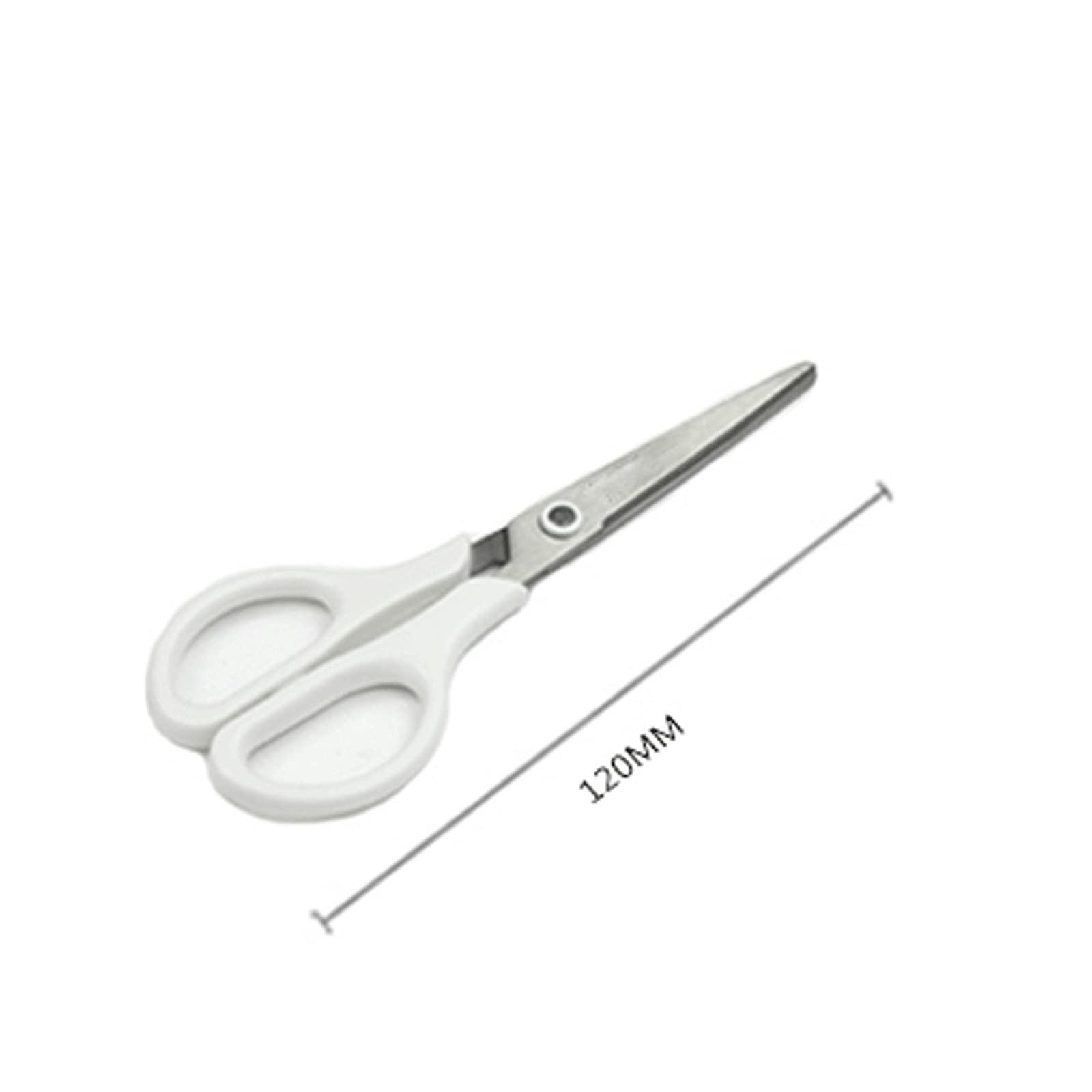 Forbici da cucina multifunzionali, comoda impugnatura bianca, forbici per uso domestico in acciaio inossidabile Fusion-Set da 1 pezzo