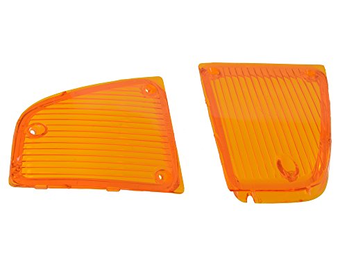 1972 Corvette Parking Light Lens Front Amber One Pair