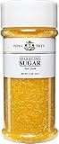 India Tree Gold Sparkling Sugar, 7.5 oz | Vibrant Decorating Sugar for Cakes, Cookies & Holiday Desserts