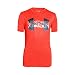Under Armour Boys' Tech Big Logo Hybrid T-Shirt, Bolt Orange (810), Youth Medium