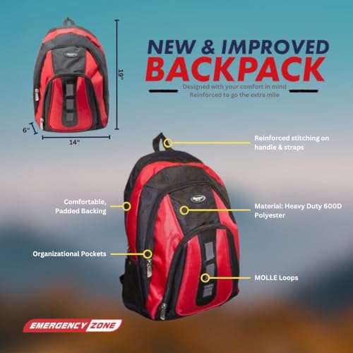 Essentials Complete Deluxe Survival Kit 2 & 4 Person | Bug-Out-Bag | Emergency Go Bag Kit for Wildfires, Hurricanes, and Other Natural Disasters - Image 3