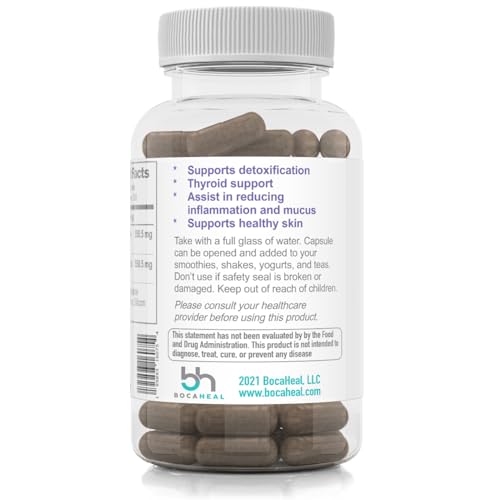 Purple Seamoss + Bladderwrack Seaweed Capsules - 2202mg Complete Nutrient Profile, Wildcrafted & Wildharvested, Made in the USA, Rich in Minerals, 60 ct - Image 7