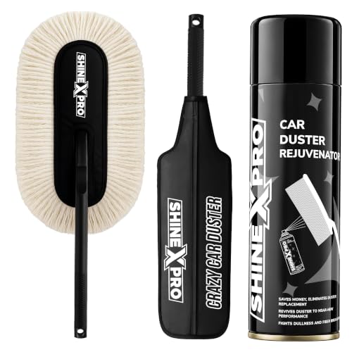 ShineXPro Car Duster with Rejuvenator Spray 125ml - Image 2