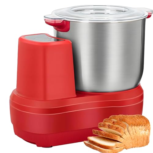 GmpTzitzith Batidora Amasadora Eléctrica con Función Leudado, Capacidad 10L, Construcción en Acero Inoxidable, Ideal para Cocina Doméstica