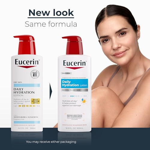 Eucerin Daily Hydration Lotion SPF 15, Multipack, 3 x 16.9 FL OZ - image 2