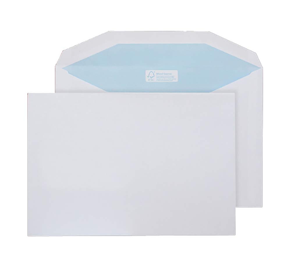 Blake Envelopes Purely Environmental FSC377 FSC-Zertifiziert Kuvertierhüllen Briefumschläge Naßklebung Weiß C5 162 x 229 mm 90g/m² | 500 Stück