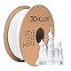 3DHoJor PLA+ Filament 1.75mm, PLA Plus 3D Drucker Filament, Stärker und Belastbar 3D Druckmaterialien, Maßgenauigkeit +/-0,02mm, Kompatibel mit FDM-Drucker (kühles Weiß, 1KG/Spool, 2.2LBS)