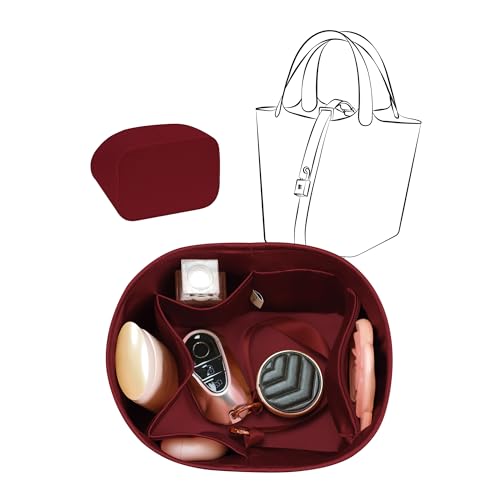 Image of Fits for Picotin Bag Insert Organizer For Hermes(18,Cassis)