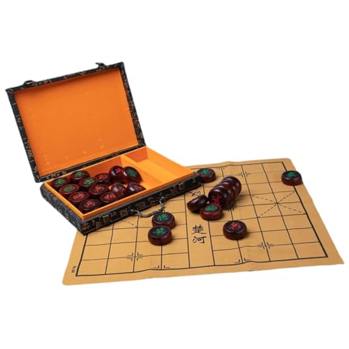 Ensemble de Xiangqi portable Abaodam cadeau échiquier traditionnel chinois