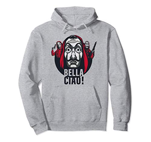 Netflix La Casa De Papel Bella Ciao Circle Trio Sudadera con Capucha