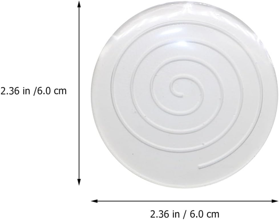 Alipis Set of 4 Non-Slip Silicone Furniture Feet Pads Diameter 6 cm Protective Pads for Chair Sofa and Bed Mat for Furniture Silent and Anti-Scratch