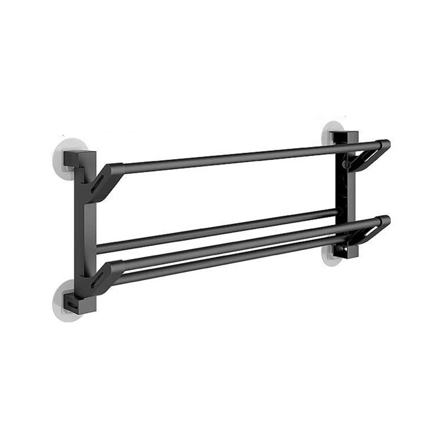 Zapatero modular delgado, diseño apilable que ahorra espacio, ligero y portátil, perfecto para almacenamiento en la entrada (65 x 12,5 x 25 cm, negro)