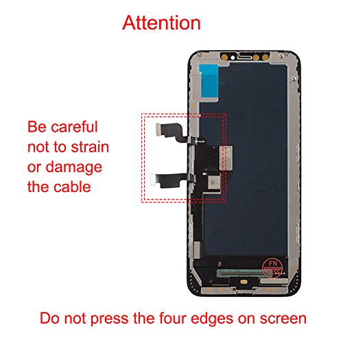 Fixerman for iPhone Xs Max Screen Replacement 6.5 inch, 3D Touch LCD Screen Display Digitizer Assembly with Complete Repair Tools, Compatible with Model A1921, A2101, A2102, A2103, A2104