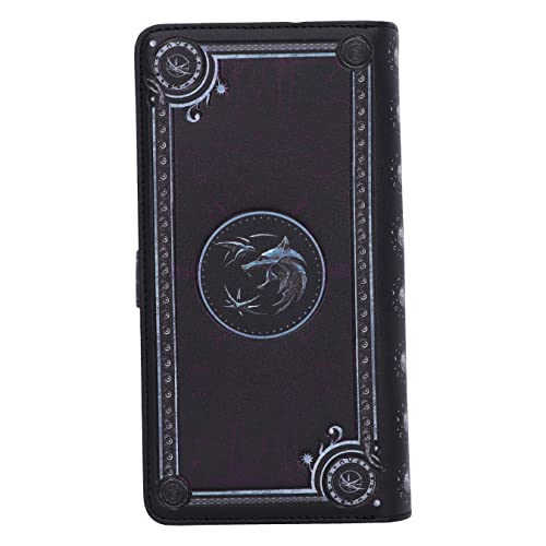 Nemesis Now The Witcher Yennefer Embossed Purse 18.5cm, PU Leather, Black, Officially Licensed The Witcher Merchandise, Yennefer Embossed Purse, 4 Cash and 12 Card Compartments, Black, 18.5cm,, Black,3