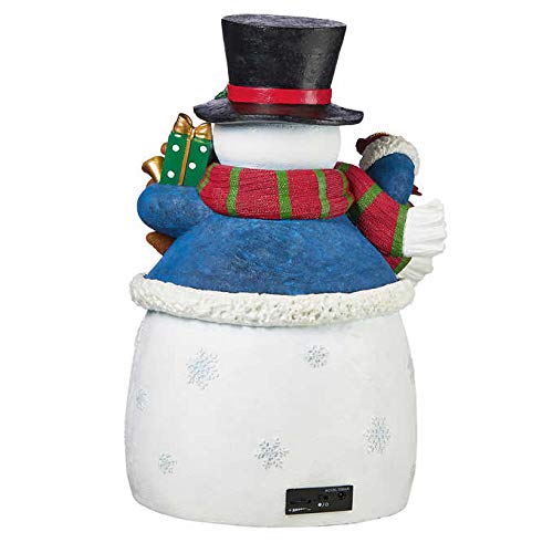 Amazon.co.jp: クリスマス スノーマンと回転列車 LED照明