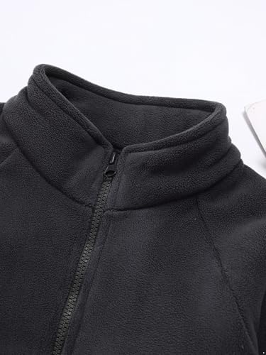 Loyan Kids Boys Girls Full Zip Thick Warm Outerwear Ultra Soft Sweatshirt Winter Fleece Jacket4