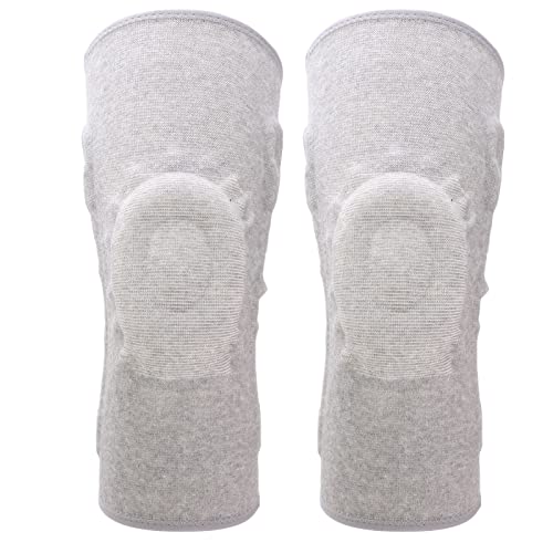 1ペア ニーウォーマー ユニ 膝サポーター 膝の痛み用 保温 厚手 スポーツ 膝スリーブ ブレース レディース メンズ ウエイトリフティング ジム ハイキング (S)