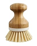 HIC Harold Import Co Vegetable Scrubber Dishwashing Brush, White