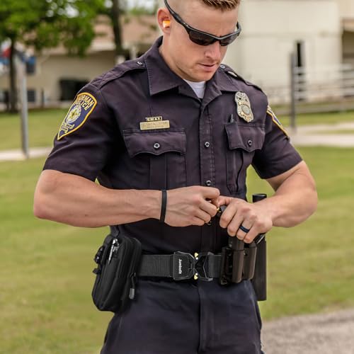 Tactical Belt for Men and Women, Military Work Belt Nylon with Quick-Release Buckle, Gift with Molle Pouch & Clip2