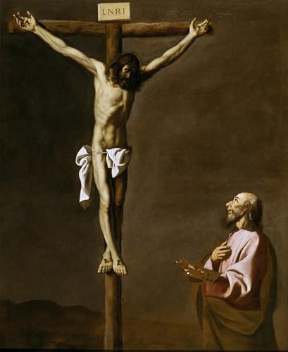 Impression d'affiches Zurbaran Christ crucifié Toile Art Portrait Décoration Mural 60x90
