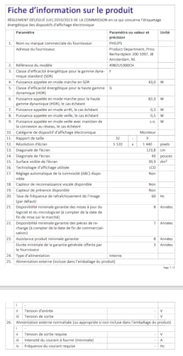 Philips 5000 Series 49B2U5900CH-00 Led Display 48.8'' 5120 x1440 Pixel Dual Qhd Lcd Nero - 12