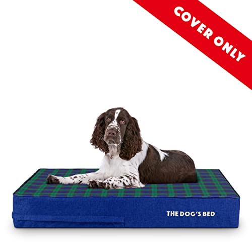 Replacement-Outer-Cover-for-The-Dogs-Bed-Orthopedic-Washable-Fabric-Large-40-x-25-x-6-Black-Watch-Tartan - Cucciolini Doodles   Replacement-Outer-Cover-for-The-Dogs-Bed-Orthopedic-Washable-Fabric-Large-40-x-25-x-6-Black-Watch-Tartan
