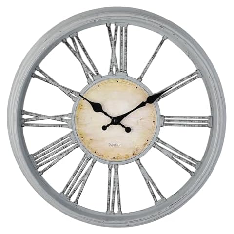 DIYZON Vintage 12'' Silent Wall Clock Cover