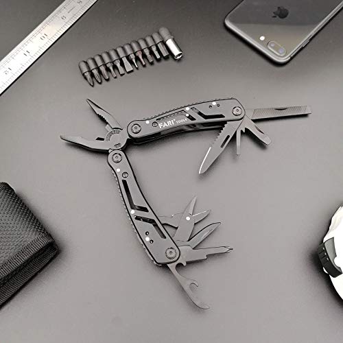 FARI Multitool Pliers, 21 In 1 Pocket Knife Folding Multi-tool Kit for Men and Women, Handy Gifts Pocket Tool for Backpacking, Camping, Hiking, Hunting, Fishing