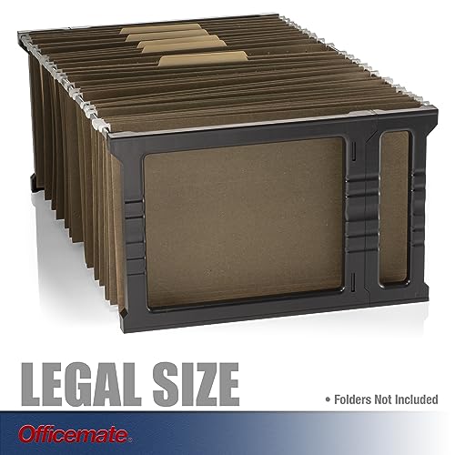 Officemate Plastic Hanging File Folder Frame, 18 Inch, Letter and Legal Size. 1 Set (91961), Assorted Colors - Image 4