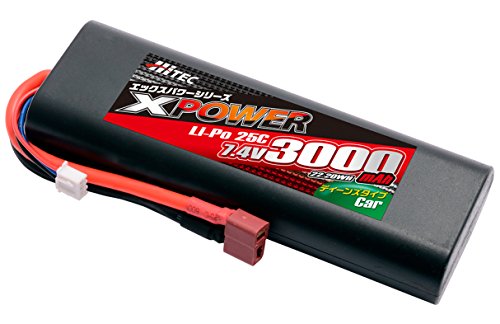 Batterie Li-Po 7.4 V HITEC X POWER 3000 mAh pour de longues sessions de pilotage RC