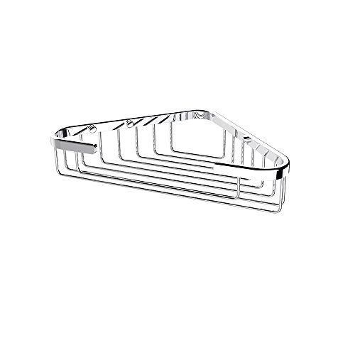 LS Bathroom Stainless Steel Triangle Soap Basket Toilet Soap Dish Holder Corner Wire