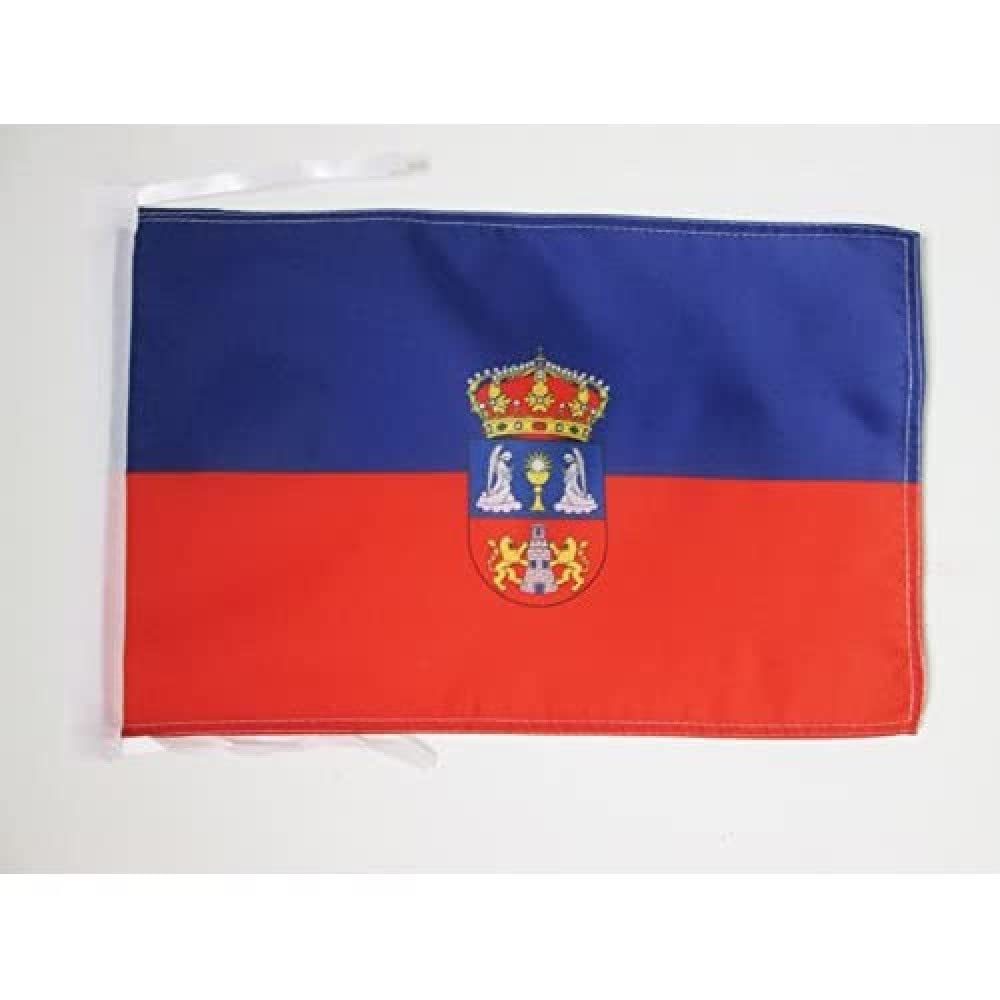 AZ FLAG - Province of Lugo Flag - 18'' x 12'' - 100% Polyester Lugo Small Banner with Two Cords - Fade Resistant - Vivid Colors - 18x12 in - 45x30 Cm โ image 1