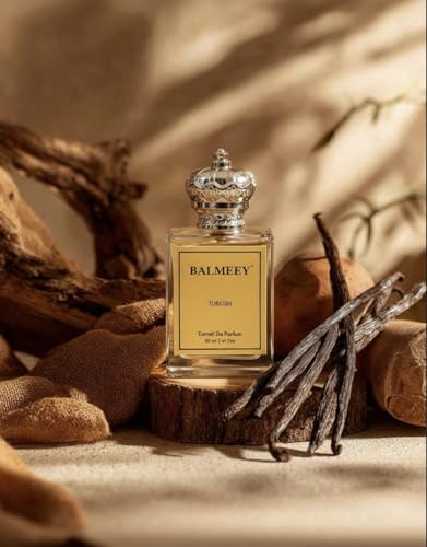 Image of Turkish Extrait De Parfum for Men & Women | Long Lasting Arabic Perfume with Rose, Amber, Saffron & Oud Mukhalat | Luxury Strong Fragrance Oil Inspired Attar | Unisex Premium Perfume 50 ml