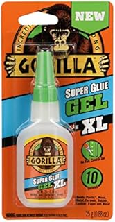 Gorilla Super Glue Gel XL, 25 Gram, Clear, (Pack of 1)