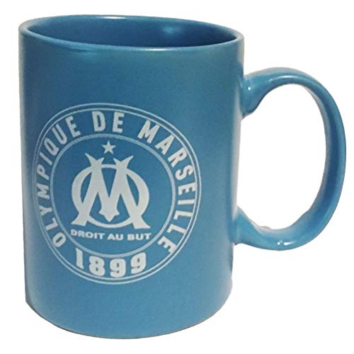 Mug OM logo vintage bleu mat nu Cover